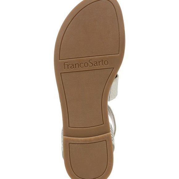 NEW FRANCO SARTO Genevia Snakeskin Embossed Sandal‎ Womens Size 9.5M Glad… - Picture 2 of 6